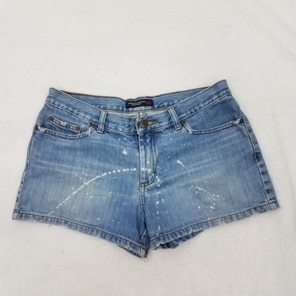 American Eagle Shorts‎ 6 Denim Jean Splatter Distre